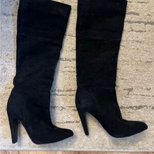 Elegant Black Knee-High Women's Boots